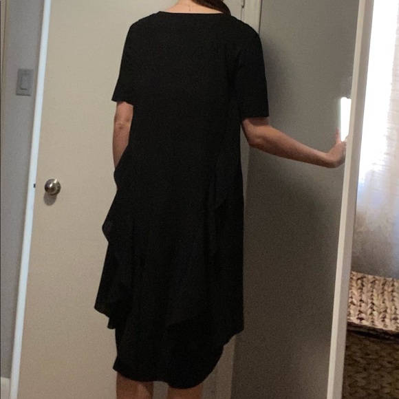Black COS high low dress - Picture 2 of 5